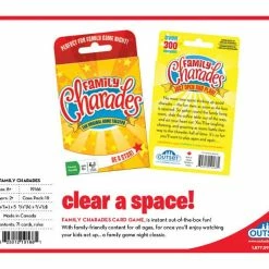 Buy 😉 Outset Media Outset Media Family Charades Card Game ⌛ -Games Sales Store 625012191661 x