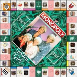 Best Sale ⭐ USAopoly USAopoly Monopoly®: The Golden 👧 Girls 💯 -Games Sales Store 700304049315 board