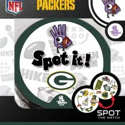 Deals 😉 MasterPieces MasterPieces Green Bay Packers Spot It! 🔥 -Games Sales Store 705988417511 FRONT
