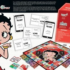 Discount 🔔 MasterPieces MasterPieces Betty Boop World Tour Opoly 😀 8 Discount 🔔 MasterPieces MasterPieces Betty Boop World Tour Opoly 😀 -Games Sales Store 705988419256 1