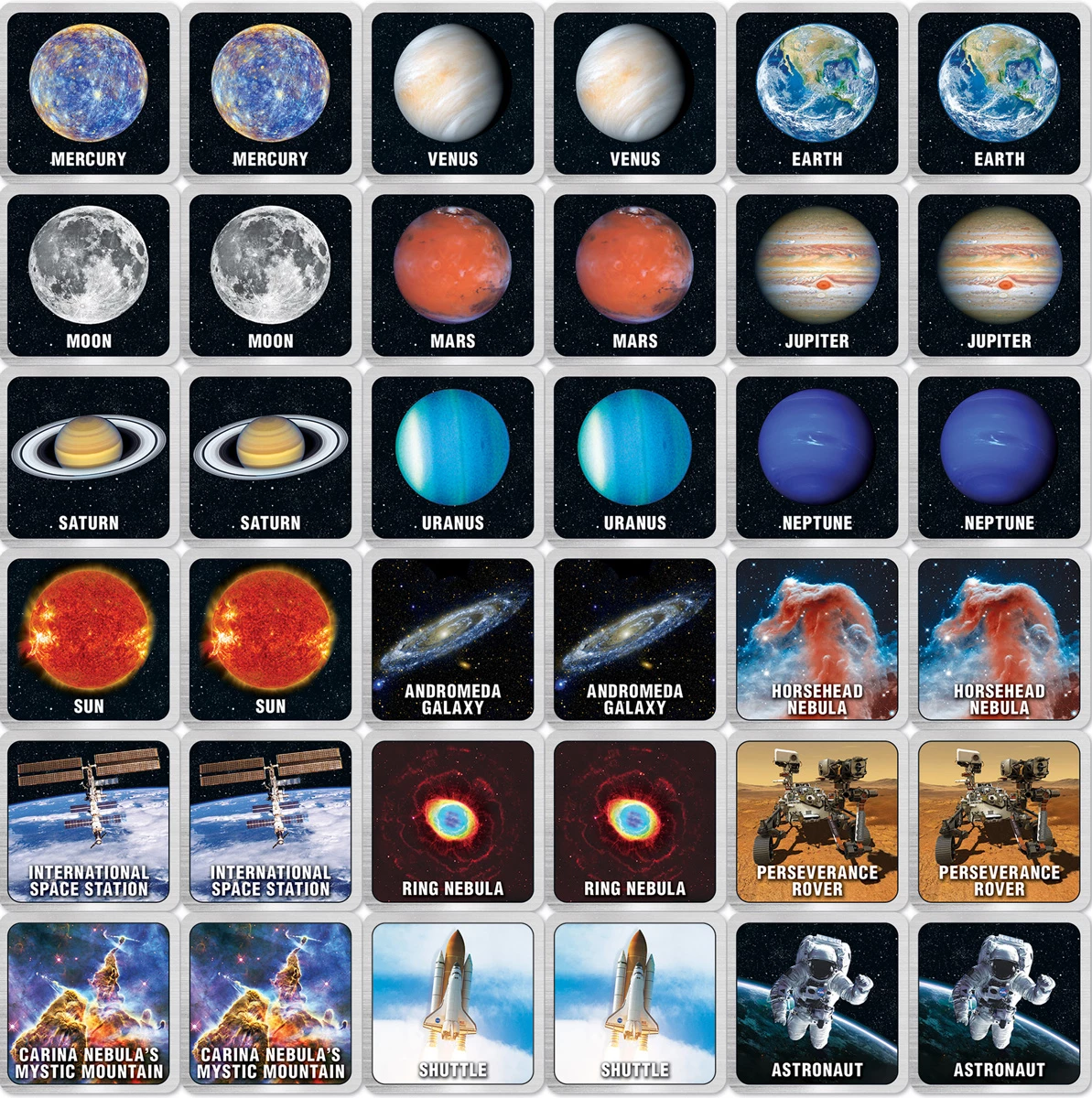 Hot Sale ๐ MasterPieces MasterPieces NASA - Matching Game ๐ 3 Hot Sale ๐ MasterPieces MasterPieces NASA - Matching Game ๐