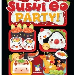 Brand new 😍 Gamewright Gamewright Sushi Go Party! 🎉 -Games Sales Store 759751004194 FRONT