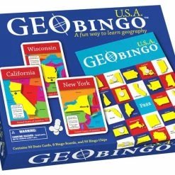 New 😉 Geo Toys Geo Toys GeoBingo - USA 🔔