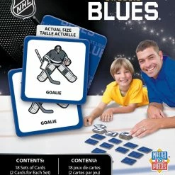Top 10 🔔 MasterPieces MasterPieces St. Louis Blues Matching Game 🥰 -Games Sales Store stlouisbluesmatchinggame36cardsmasterpieces123